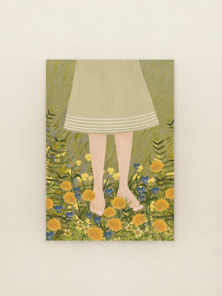 a6 wenskaart blote voeten