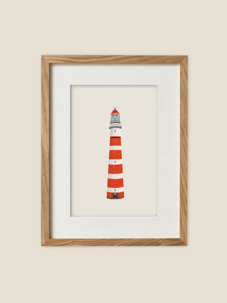 A5 miniposter Ameland vuurtoren