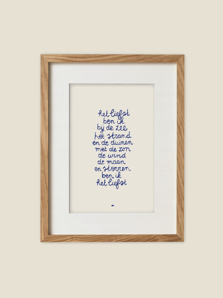 A5 miniposter Het liefst