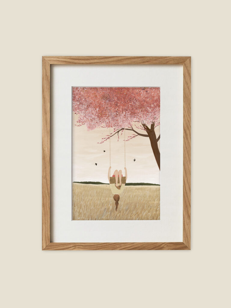 A5 miniposter schommelboom