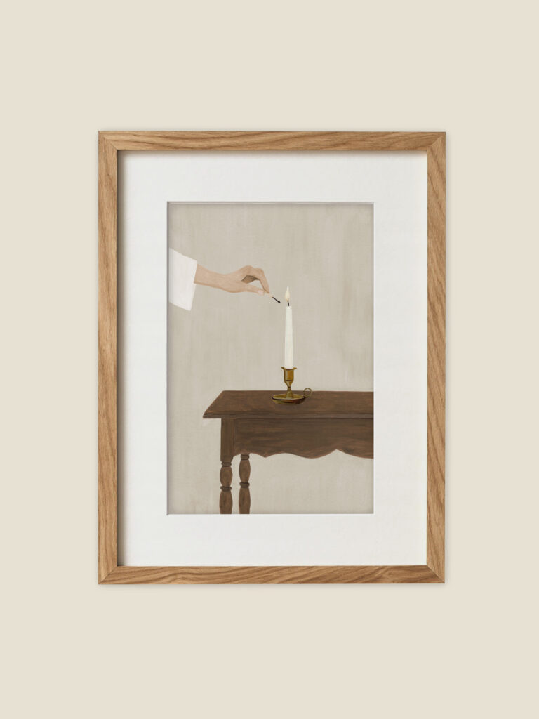 miniposter A5 troostlicht