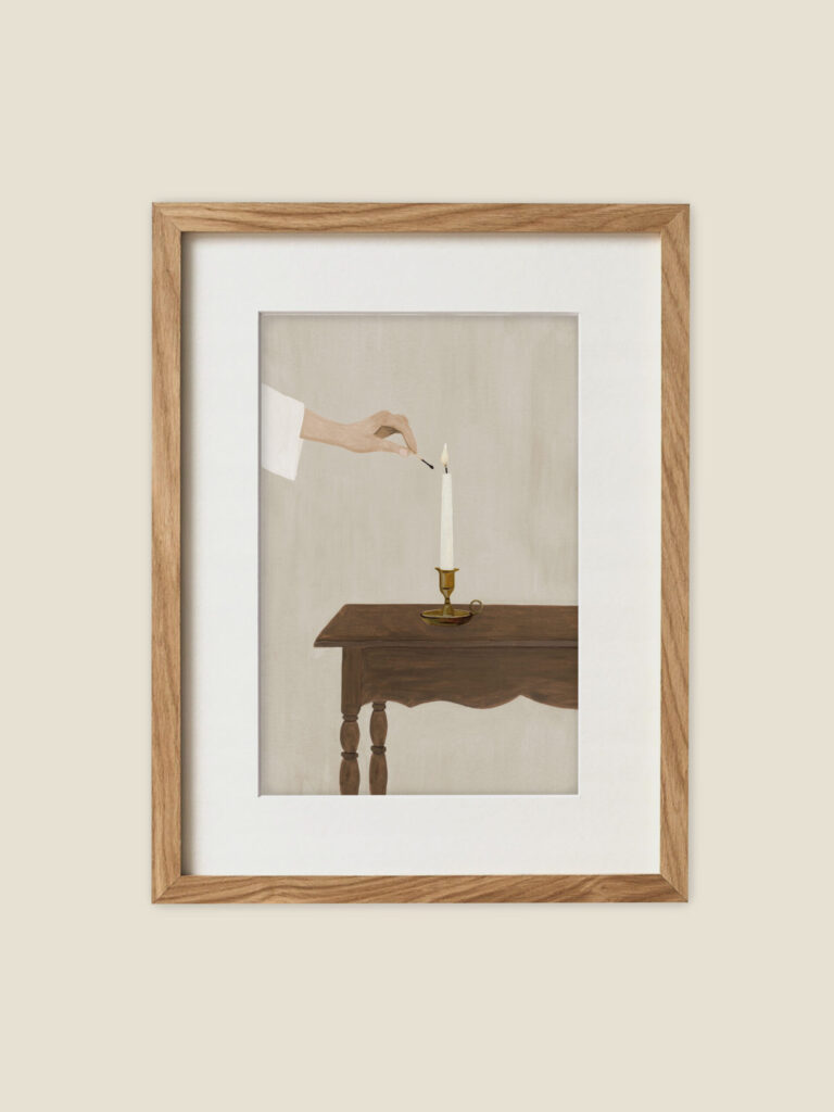 miniposter A5 troostlicht