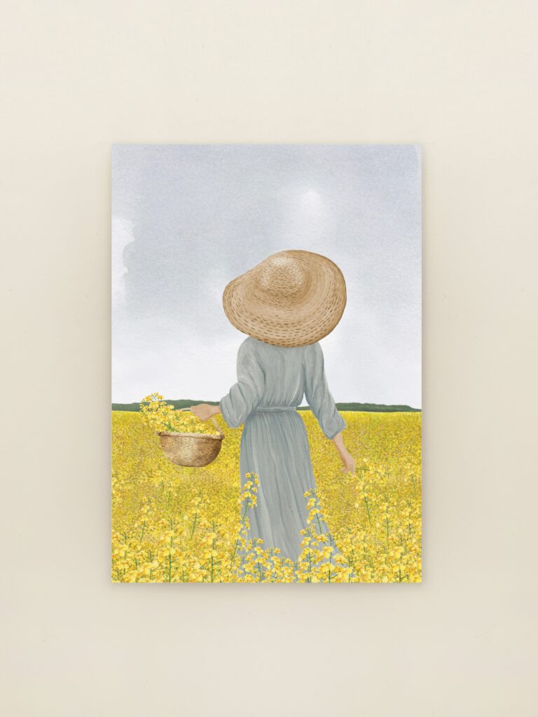 wenskaart A6 Bloemenzee