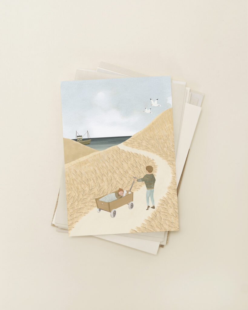 wenskaart bolderkar broer