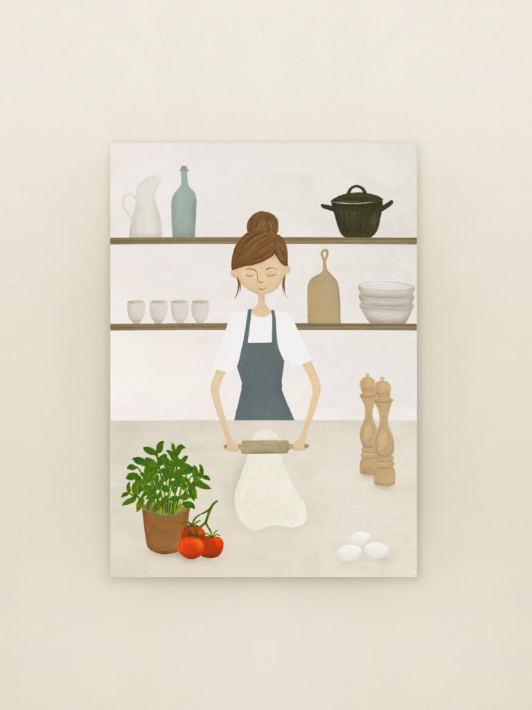 wenskaart A6 chef - kok