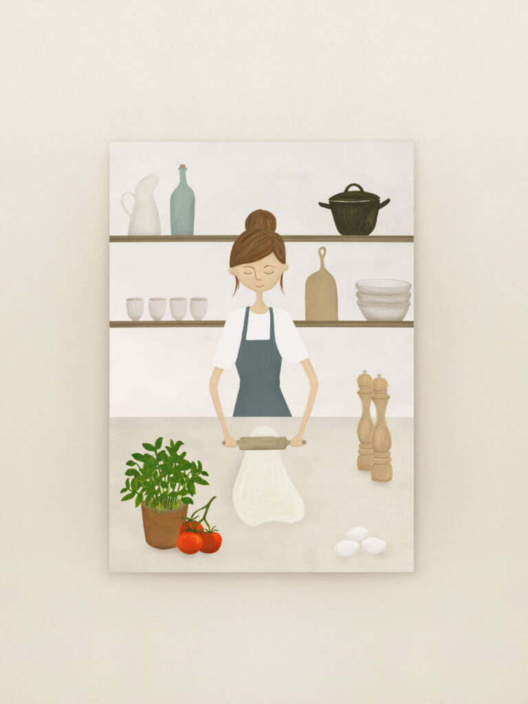 wenskaart A6 chef - kok