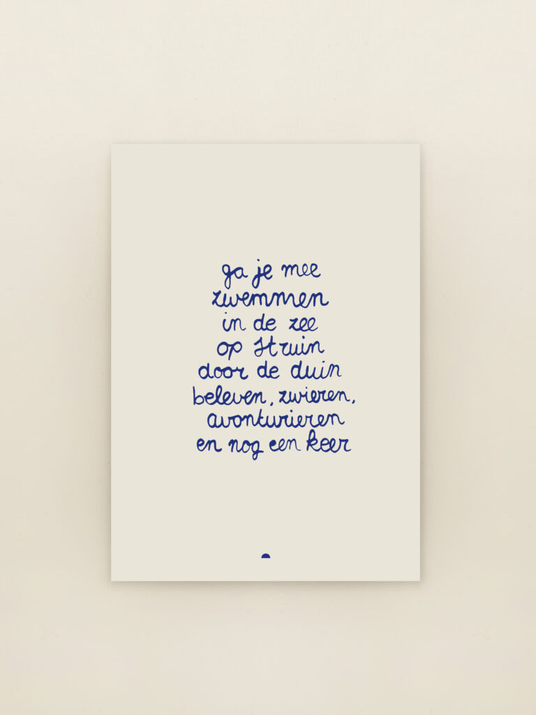 wenskaart ga je mee A6