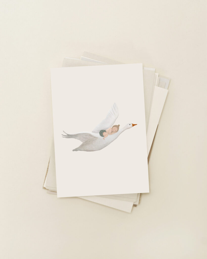 Geboortekaart Gans
