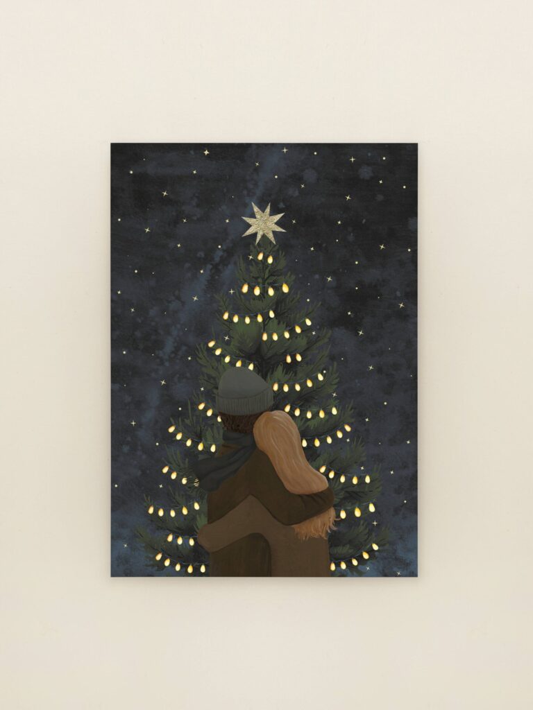 A6 wenskaart kerstknuffel