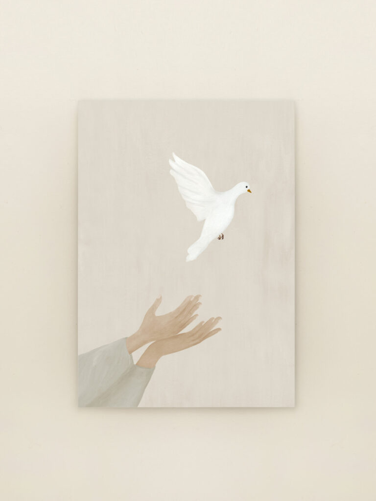 wenskaart a6 loslaten