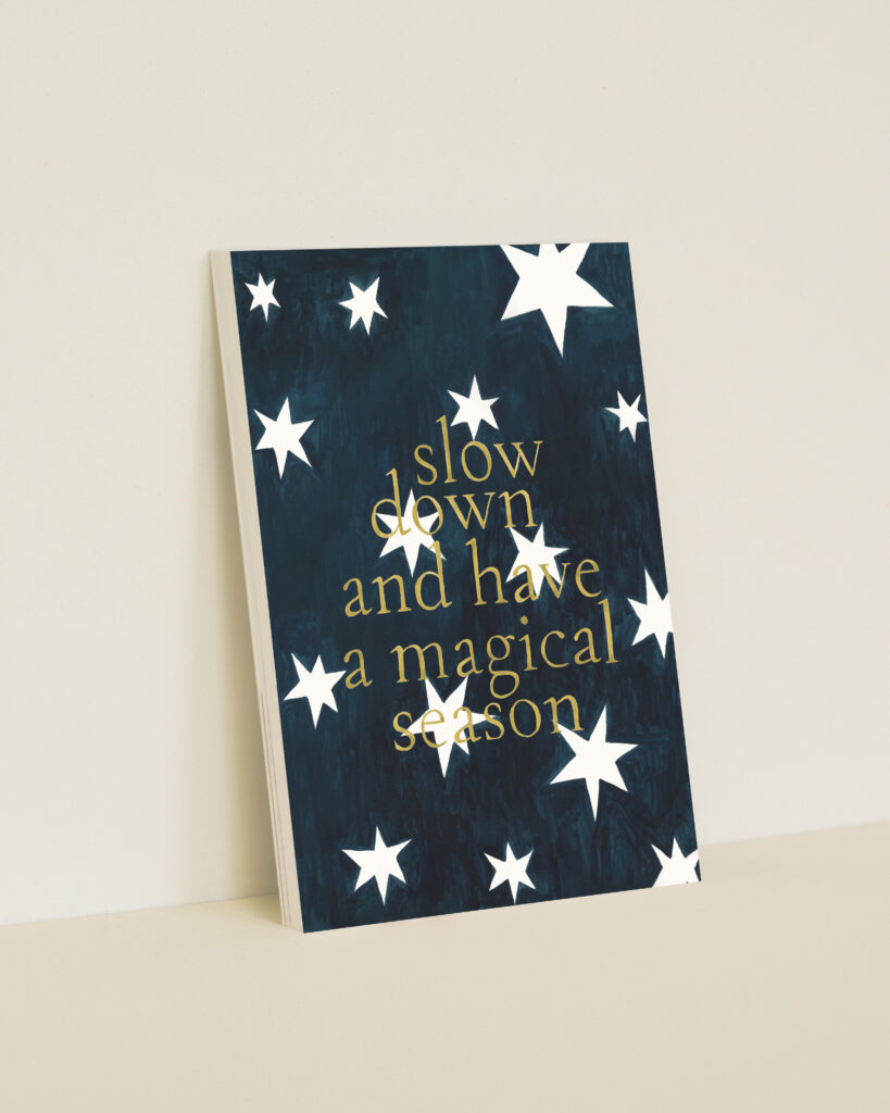 wenskaart a6 magical season