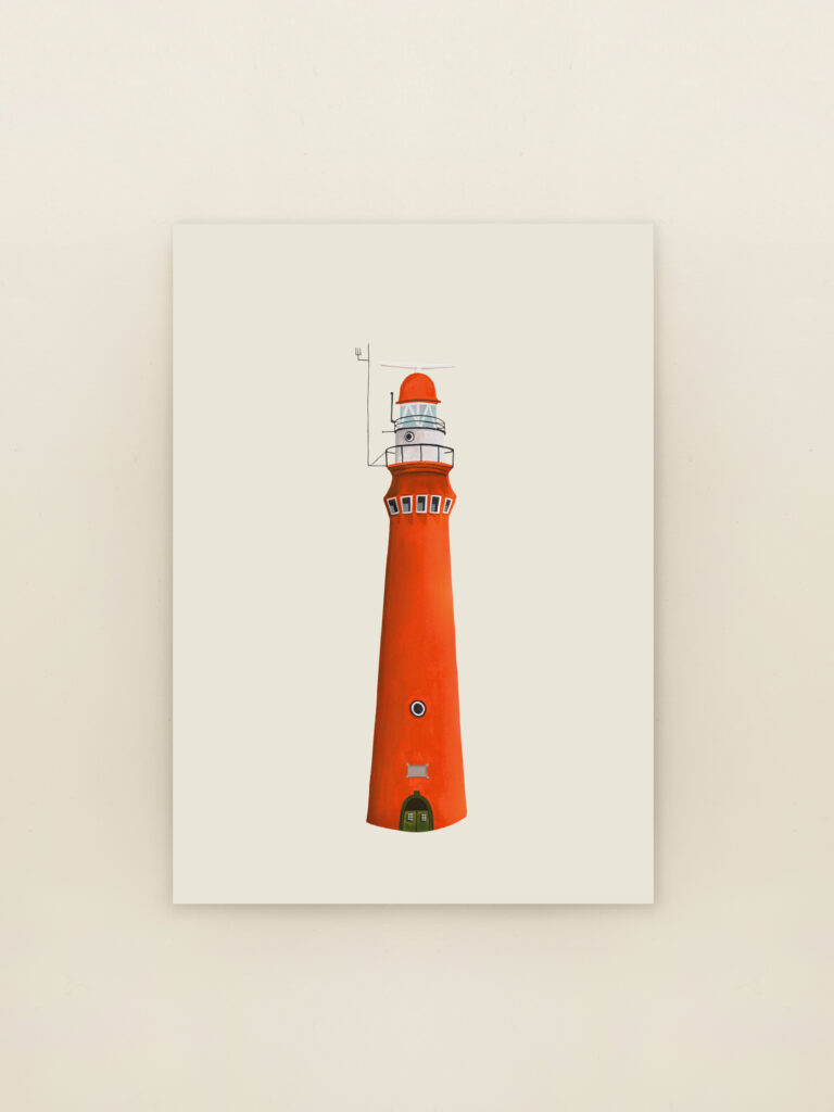 Wenskaart a6 Schiermonnikoog