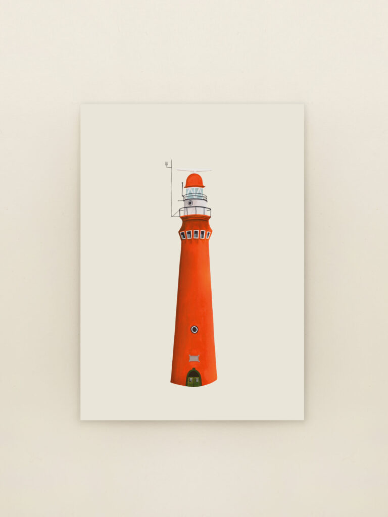 Wenskaart a6 Schiermonnikoog