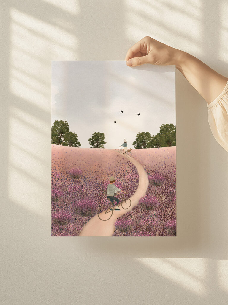 art print 30x40 Heide