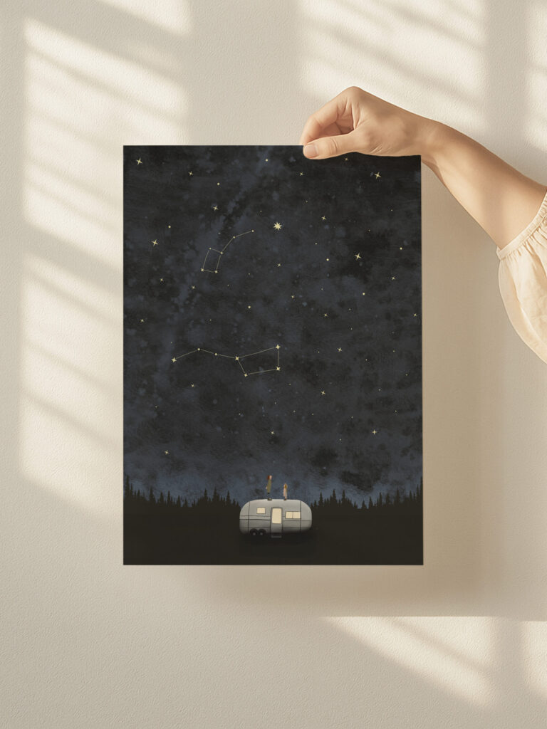 art print 30x40 Sterrenhemel