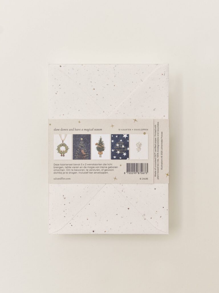 Kerstkaartenset + enveloppen (10)