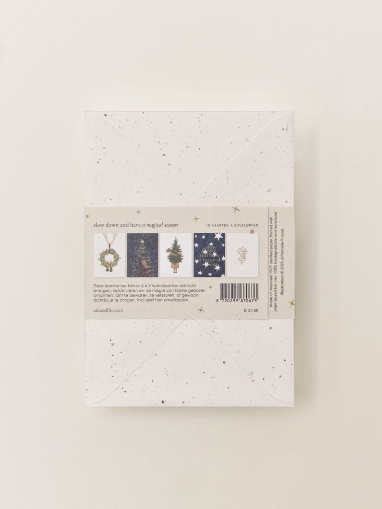 Kerstkaartenset + enveloppen (10)