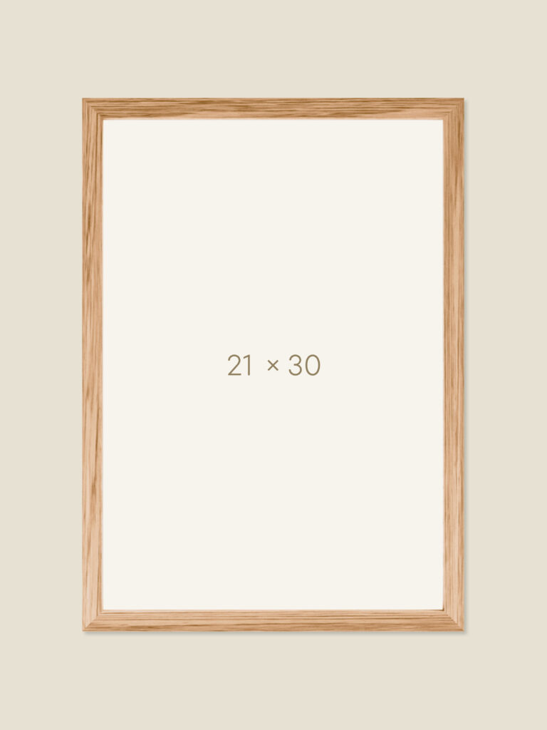 Oak lijst 21x30