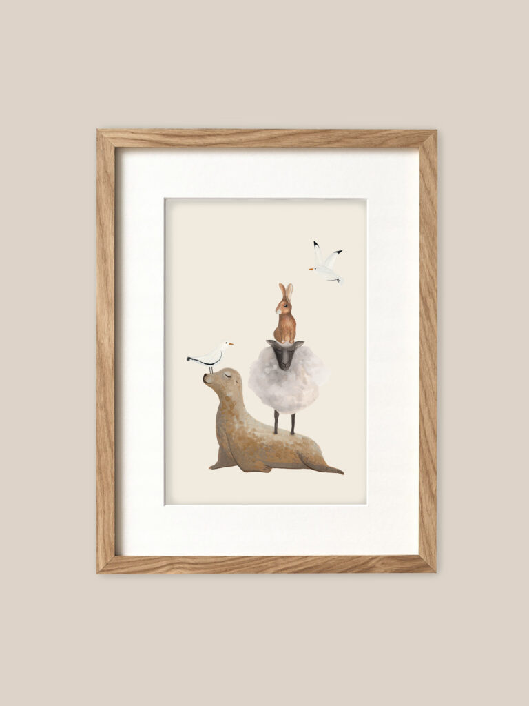 A5 Miniposter Dieren